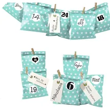 Frau Wundervoll DIY Adventskalender zum Befüllen 13x16,5cm