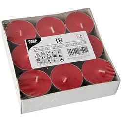18 PAPSTAR Teelichter rot