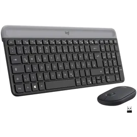 Logitech MK470 Slim Wireless Combo DE Set grafit