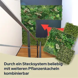 Primaflor Kunstpflanzen Wand Spring, | 100x100 cm,