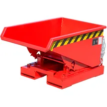 Bauer Kippbehälter Stahl 0,15 m3 rot