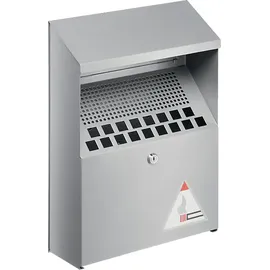 Durable Metall 4 Wandascher, Silber