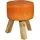 Wohnling Sitzhocker WL5.102 Leder 37 x 45 x 37 cm Braun
