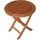 FRG Saigon Beistelltisch Ø 48 x 45 cm braun klappbar