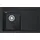 Franke Mythos MTK 611-78 links Einbauspüle keramik onyx Druckknopf 780 x 510 mm