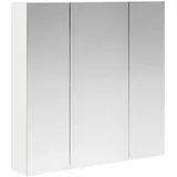 vidaXL Badezimmerschrank 70 cm weiß