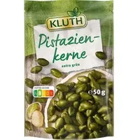 Kluth Pistazien extra grün, geschält, naturbelassen, 50g