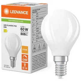 LEDVANCE LED Tropfenlampe 5,9W E14 warmweiß