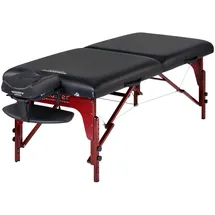 MASTER MASSAGE EQUIPMENT Master Massage 79cm Montclair Mobil Massageliege Klappbar Massagebett Massagebank Kosmetikliege Portable Beauty Bed Holzfüße Tragetasche Paket