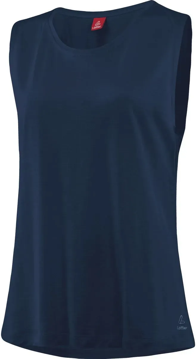 Löffler Women Loose Tanktop Merino-tencel(tm) dark blue (495) 46
