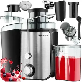 Tectake Frufi Entsafter Silber