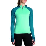 Brooks Damen Notch Thermal Hoodie 2.0 blau