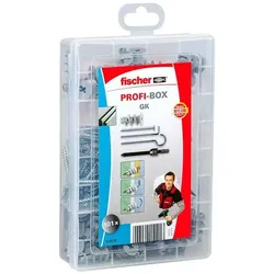 fischer Dübel- und Schrauben-Sortiment »Profi-Box - GK + Screws 2K« 101 Stück
