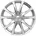 Brilliantsilber-lackiert Alufelge 17 Zoll ET45 5x112 ML57 1