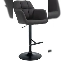 CLP Barhocker Natoma Stoff schwarz