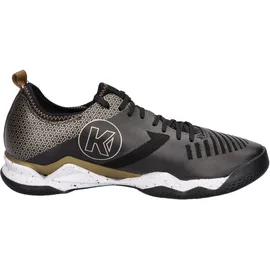 Kempa Herren Handballschuhe Wing Lite 2.0 44.5 Gold, Weiss, Schwarz