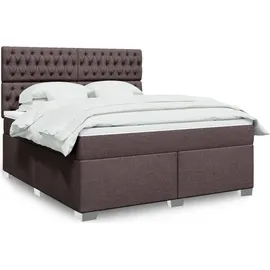 vidaXL Boxspringbett 180 x 200 cm Braun
