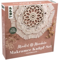 Frech Mindful Mandala - Makramee-Knüpf-Set: Wandbehang. Mit Anleitung und Material zum Selberknüpfen