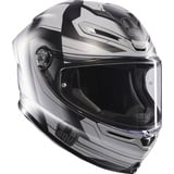 AGV K6 S Ultrasonic Integralhelm - Matt Schwarz/Hellgrau / S