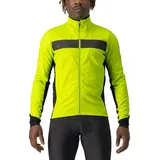Castelli RADDOPPIA 3 JACKET Jacket Men's ELECTRIC LIME/BLACK REFLEX M