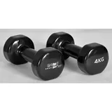 Christopeit Sport Vinylhantel-Set 2 x 4 kg schwarz