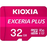 Kioxia EXCERIA PLUS microSDHC 32GB Kit, UHS-I U3, A1, Class 10 (LMPL1M032GG2)