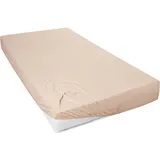 Primera Spannbettlaken Mako-Jersey 120 x 200 cm düne