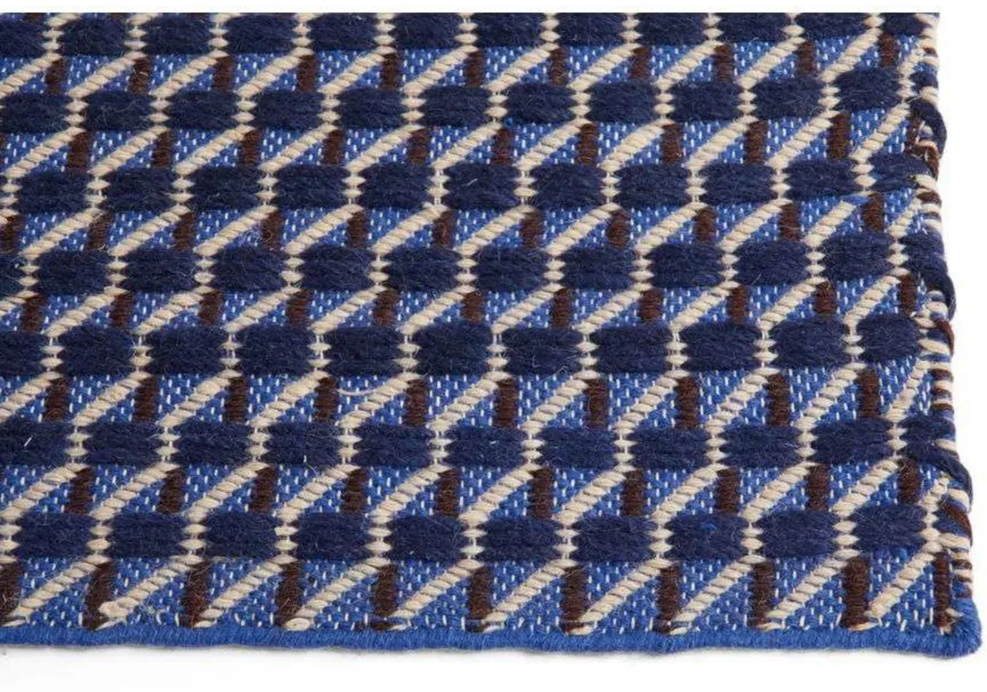 Teppich/Läufer HAY, Blau, Stoff / Textil - 200 - 60