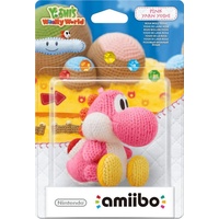Nintendo amiibo Woll Yoshi rosa Yoshi's Woolly World Collection Wii U 3DS pink Switch-Controller rosa