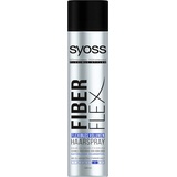 Syoss Haarspray Fiber Flex Haltegrad 4 (400 ml), extra starkes Haarspray für flexibles Volumen und ein natürliches Haargefühl, Styling Spray verleiht 48 h flexiblen Halt