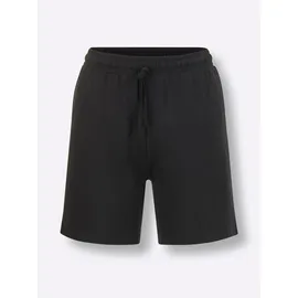 wäschepur Shorty Pyjama-Shorts Schwarz/Weiß 48/50