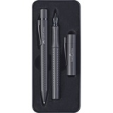 Faber-Castell Füller M/Kuli Set Grip Edition All Black