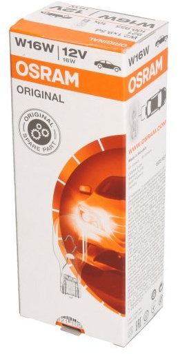 Osram 921 Glassockel 12V 16W W16W W2,1X9,5D 10er Pack