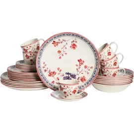 CreaTable Cottage Kombiservice 30-tlg. bunt