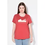 Ulla Popken Shirt in rostrot | Gr.: 42-44