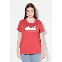Ulla Popken Shirt in rostrot | Gr.: 42-44