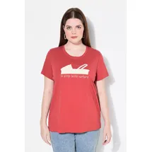 Ulla Popken Shirt in rostrot | Gr.: 42-44