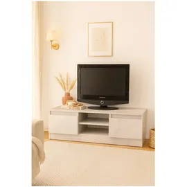 moebel-direkt-online Heike TV-Rack 120 x 41 x 37 cm Weiß Holzwerkstoff