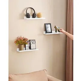 Songmics Wandregale-Set weiß 38,0 x 10,0 x 5,0 cm, 1 St.