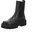 Marc O'Polo Christel Chelsea-Boot aus Rindleder mit profilierter Bulky-Sohle - schwarz, Größe 40 EU