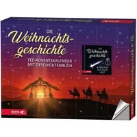 Adventskalender 'Bio-Tee-Adventskalender - Die Weihnachtsgeschichte' bestückt