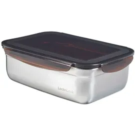 Lock & Lock Vorratsdose rechteckig silber 26,5 x 18,5 x 8,5 cm 2,7 l