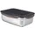 Lock & Lock Vorratsdose rechteckig silber 26,5 x 18,5 x 8,5 cm 2,7 l