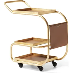 Zenzer Tabellen auf Rädern braun-goldener