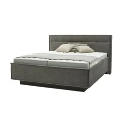 Musterring Polsterbett  JustB! ¦ grau ¦ Maße (cm): B: 186 H: 115