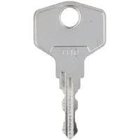 MS Beschläge Ersatzschlüssel Silber