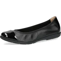 CAPRICE Klassische Ballerinas für Damen, schwarz, Größe 38 EU