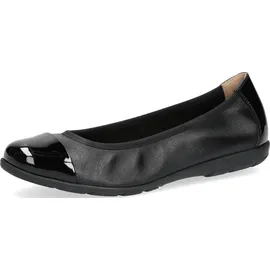 CAPRICE Klassische Ballerinas für Damen, schwarz, Größe 38 EU