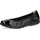 CAPRICE Klassische Ballerinas für Damen, schwarz, Größe 38 EU