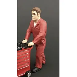 Jake schiebt Modell von AT Collections 1:32